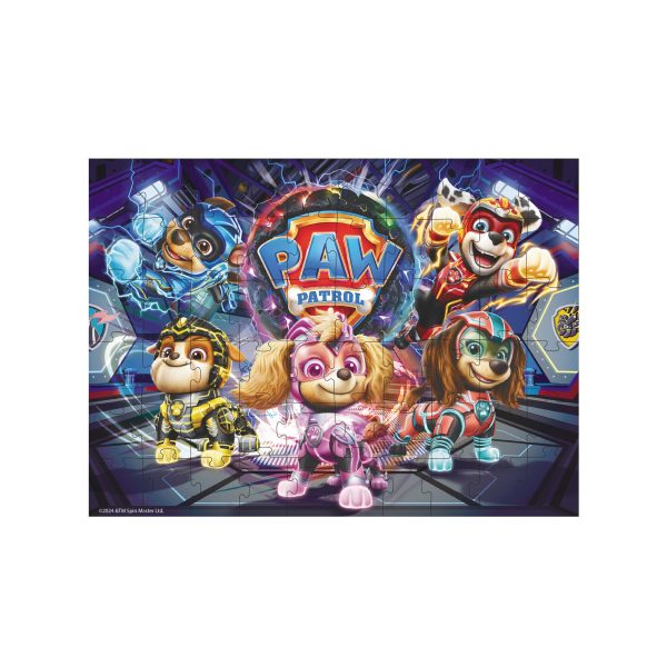 Dodo Paw Patrol Mighty Pups Meteor Blast 60-Piece Jigsaw Puzzle - Image 2