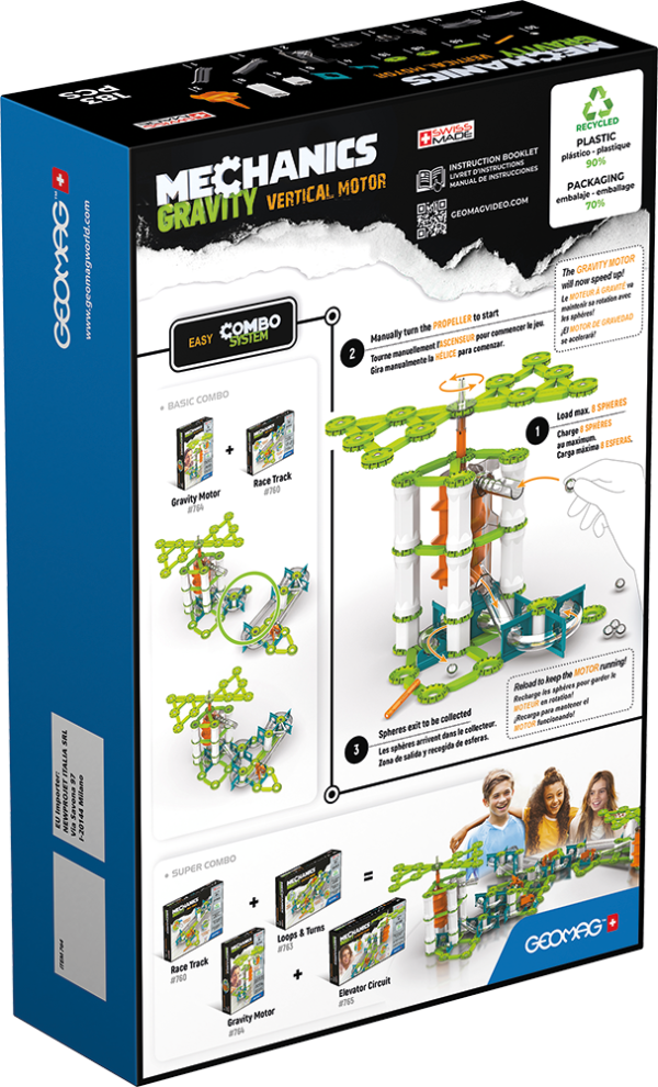 Geomag Mechanics Gravity Vertical Motor 183 Pieces - Image 2