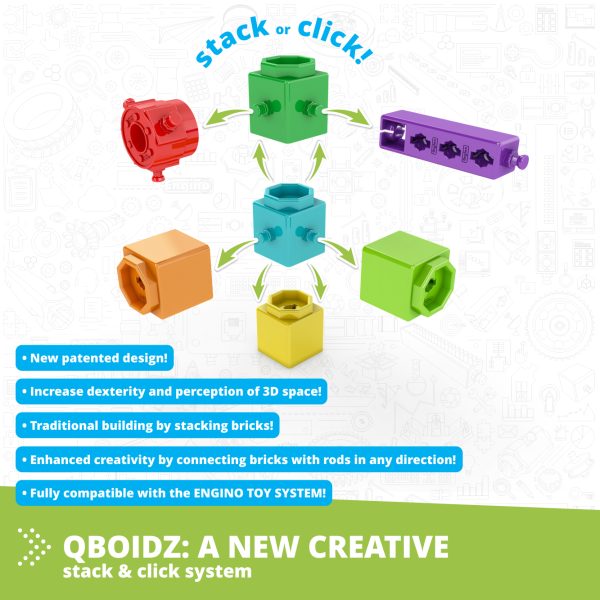 Engino Qboidz 6-in-1 Model Building Set - Image 7