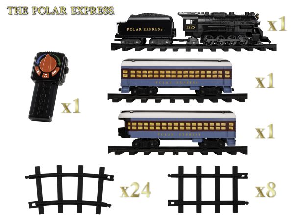 The Polar Express Remote Control Train Set (37-Piece) - Image 9