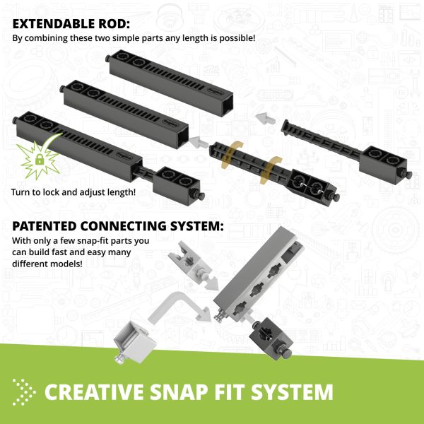 Engino Creative Builder: 30-in-1 Motorized Multi-Model Set - Image 7