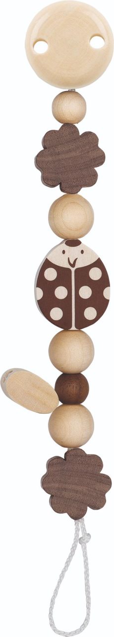 Nature Wooden Soother Chain (Ladybird)
