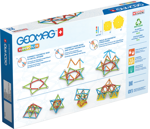 Geomag Supercolor Recycled 93 Pieces Set - Image 2