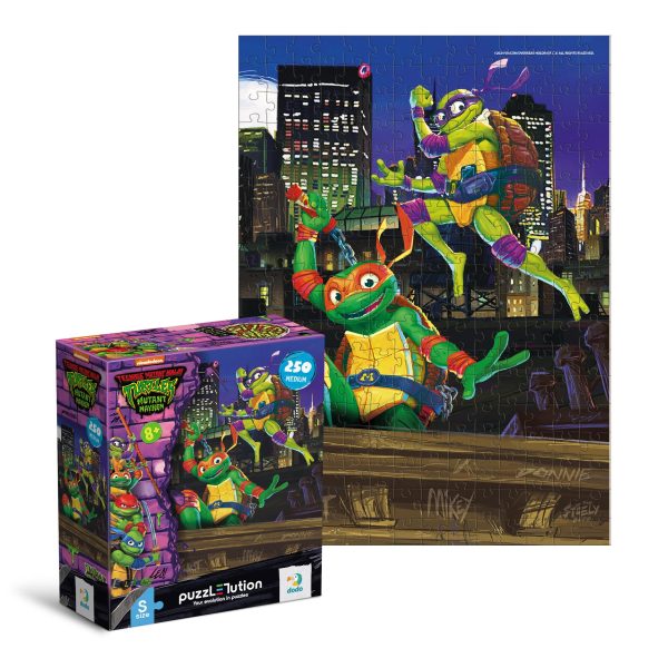 Dodo Puzzlution TMNT Donatello & Michelangelo 250-Piece Jigsaw Puzzle
