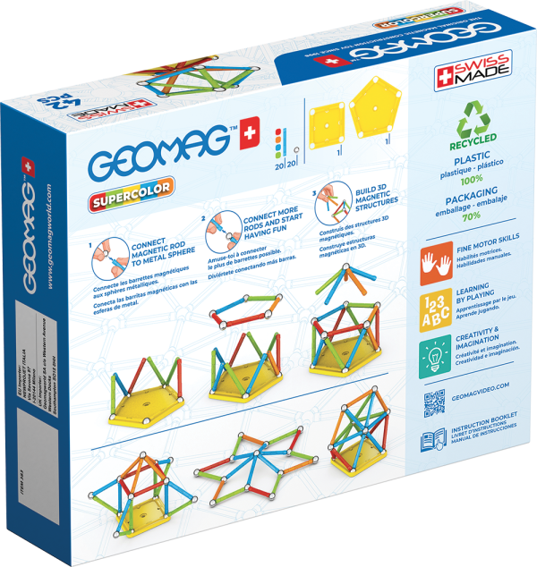 Geomag Supercolor Recycled 42 Pieces Set - Image 2