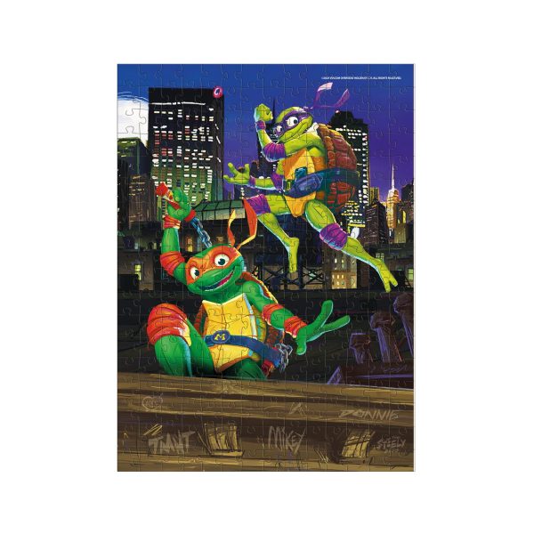 Dodo Puzzlution TMNT Donatello & Michelangelo 250-Piece Jigsaw Puzzle - Image 2
