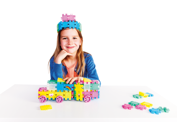 CLICS Glitter Bucket 8 in 1 Building Set - Image 5