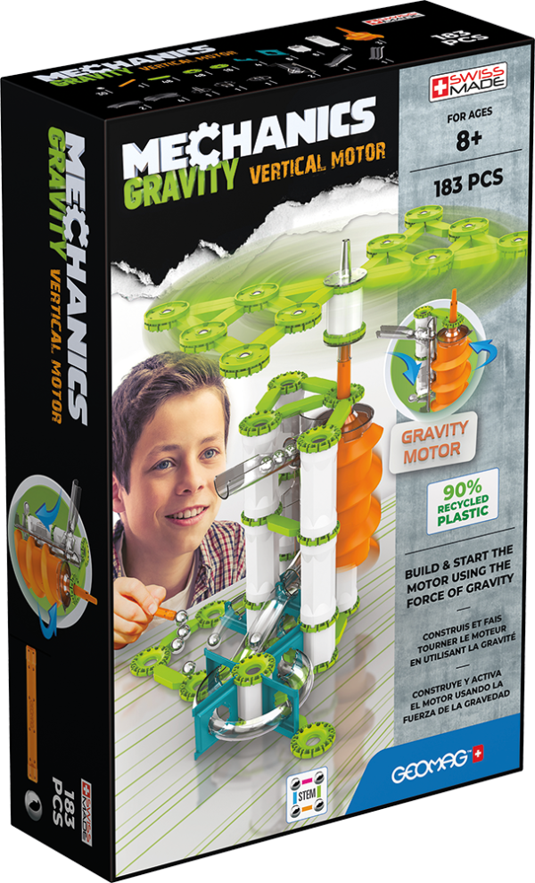 Geomag Mechanics Gravity Vertical Motor 183 Pieces
