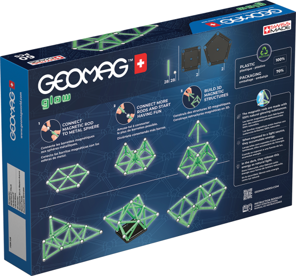 Geomag Glow Recycled 60 Pieces Set - Image 2