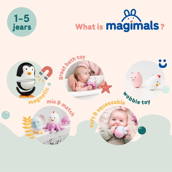 Magimals - Sealife Magnetic Mix & Match Animals - Image 2