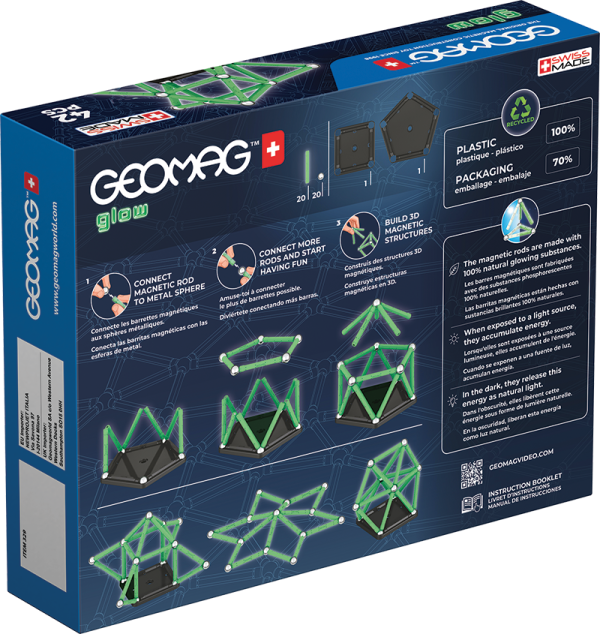 Geomag Glow Recycled 42 Pieces Set - Image 2