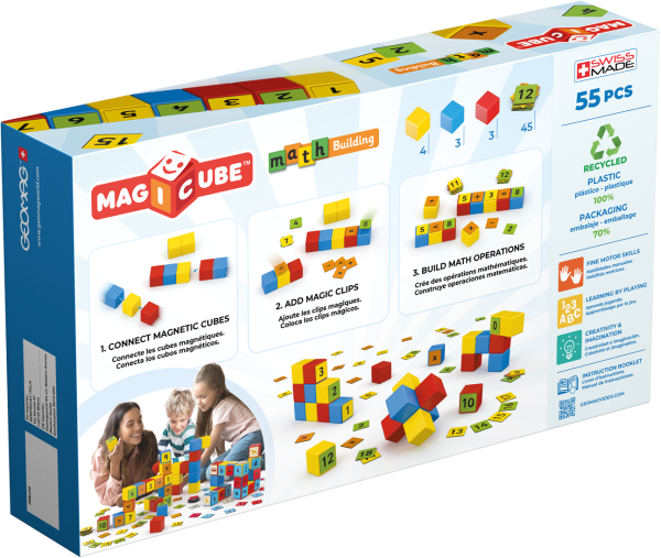 Magicube  Magnetic Shapes Maths Builder - 55 Pieces - Image 2
