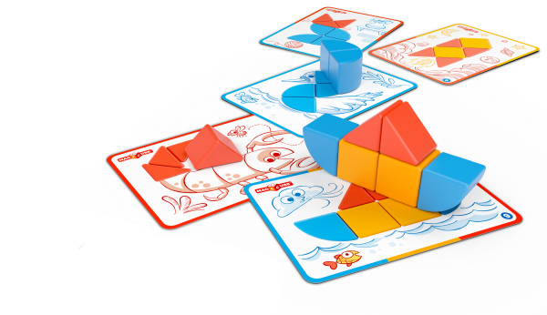 Geomag Magicube Magnetic Blocks & Cards 16 Pieces - Image 5