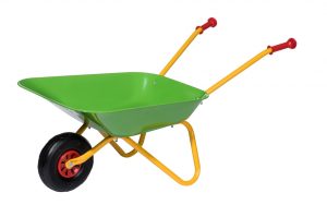 Rolly Wheelbarrow (Green Metal) - Ages 2+