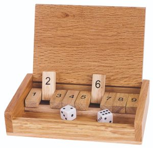 Shut the box game