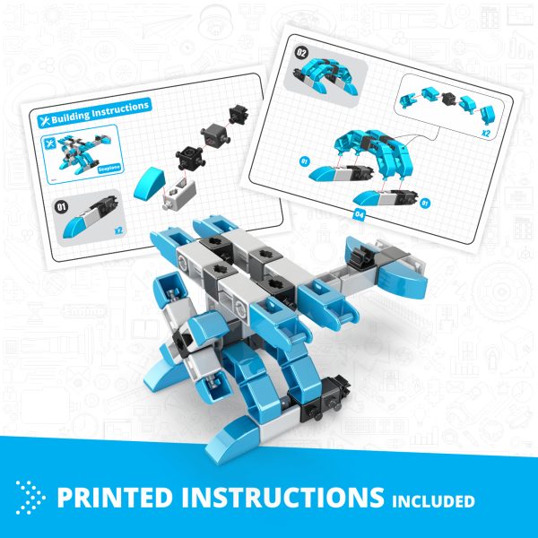 Engino Inventor Mechanics: Acrobatic Plane Set (5+ Models) - Image 3