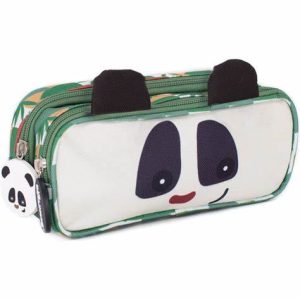 Les Déglingos Pencil Case: Rototos the Panda (2-Zip)