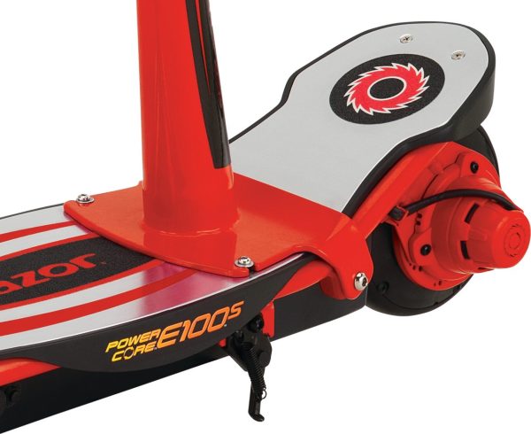 Razor Power Core E100S Electric Scooter - Red/Black - Image 13