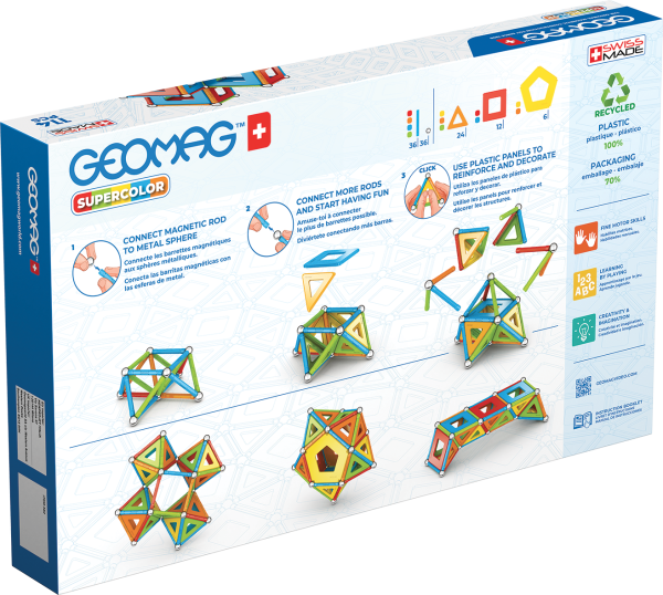 Geomag Supercolor Panels - 114 Pieces Set - Image 2