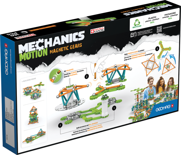 Geomag Mechanics Motion Magnetic Gears 160 Pieces - Image 2