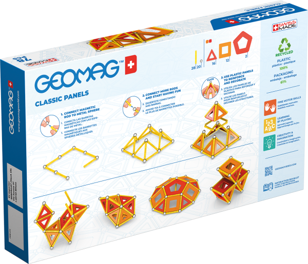 Geomag Classic Panels Recycled 78 Pieces Set - Image 3