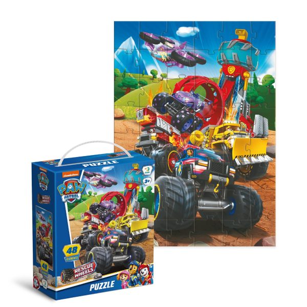 Dodo Paw Patrol Rescue Wheels 48-Piece Jigsaw Puzzle (Carry Case)