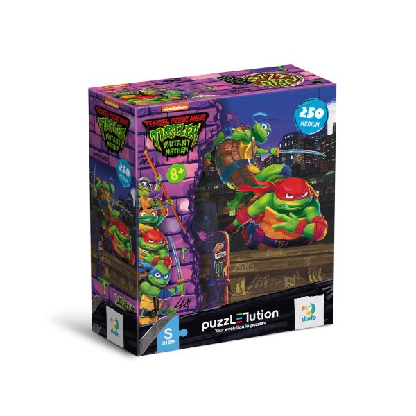 Dodo Puzzlution TMNT Leonardo & Raphael 250-Piece Jigsaw Puzzle - Image 3