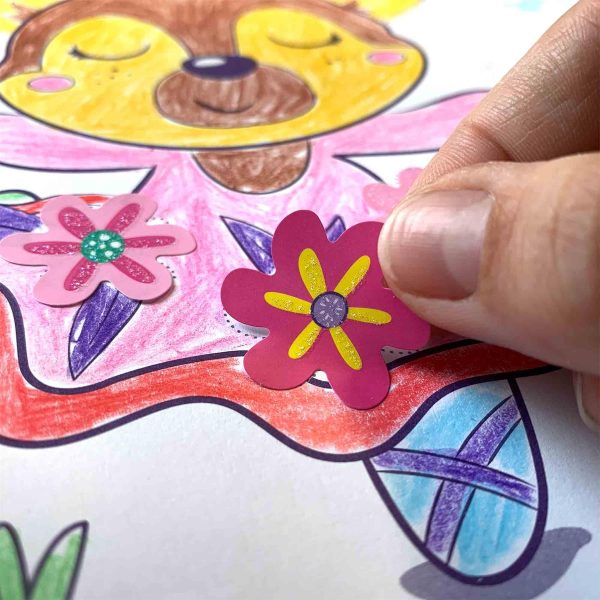 Activity colouring book glitter 3 in 1 - Image 3