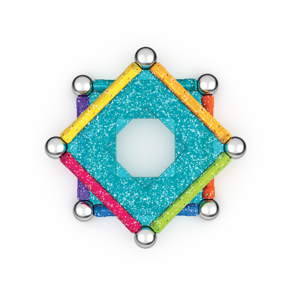 Geomag Glitter Panels Recycled 22 Pieces Set - Image 4