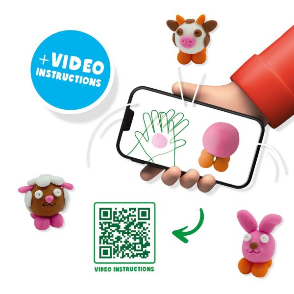 FunDo Dough - Farm Animals (3x90g-1x40g) - Image 4