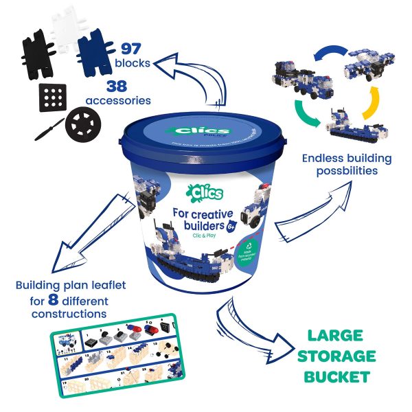 CLICS Bucket Police Edition Building Set - Image 3