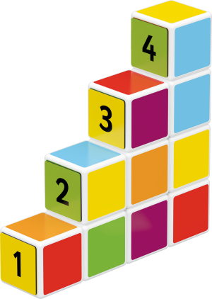 Geomag Magicube Math Building Starter Set (10 Cubes & Clips)