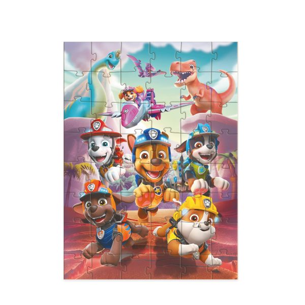 Dodo Paw Patrol Dino Rescue 48-Piece Jigsaw Puzzle (Carry Case) - Image 2