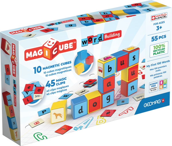 Geomag Magicube Word Building Set 55 Pieces