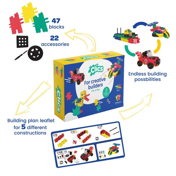 CLICS Box 5 in 1 Building Set - Image 2
