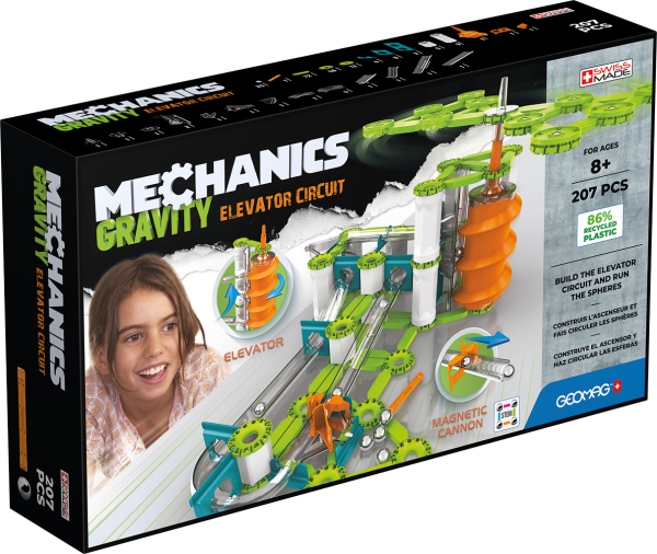 Geomag Mechanics Gravity Elevator Circuit 207 Pieces