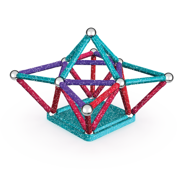 Geomag Glitter Recycled 60 Pieces Set - Image 3