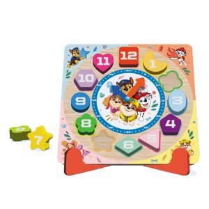 Dodo Paw Patrol Wooden Learning Clock Puzzle