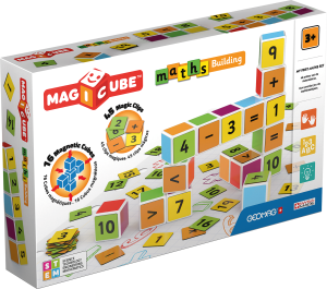 Geomag Magicube Math Building Set (16 Cubes & 45 Clips)