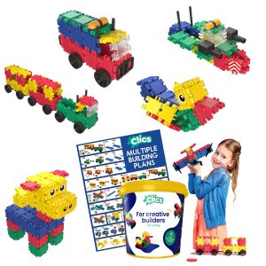 CLICS Bucket 8 in 1 Building Set