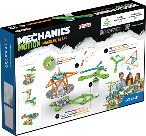Geomag Mechanics Motion Magnetic Gears 96 Pieces - Image 2