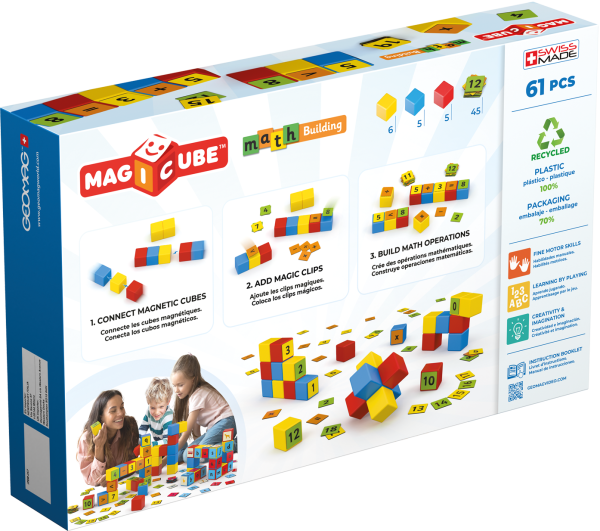 Geomag Magicube Math Building Set 61 Pieces - Image 2