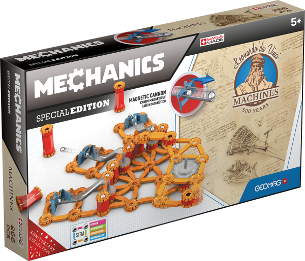Geomag Mechanics Leonardo da Vinci Machines Special Edition 286 Pieces
