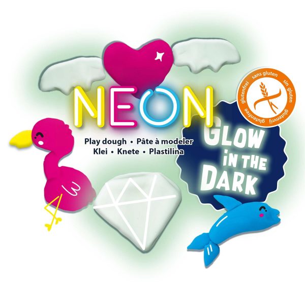 Dough - Neon and Glow in the Dark Dough (4x90g) - Image 2