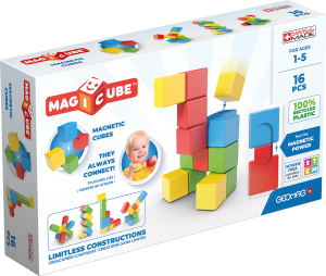 Geomag Magicube Full Color Recycled 16 Pieces Set