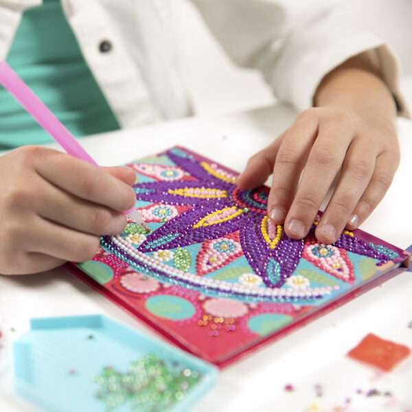 Diamond Paint Notebook Flower Mandala Pink - Image 5