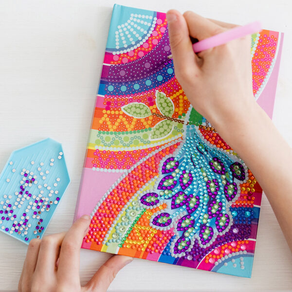 Diamond Paint Notebook Peacock - Image 4