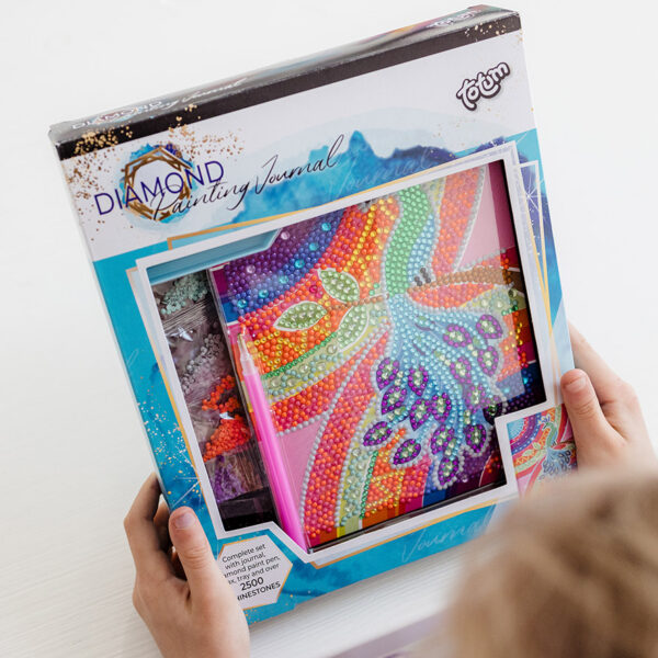 Diamond Paint Notebook Peacock - Image 5