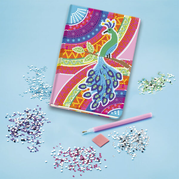 Diamond Paint Notebook Peacock - Image 8