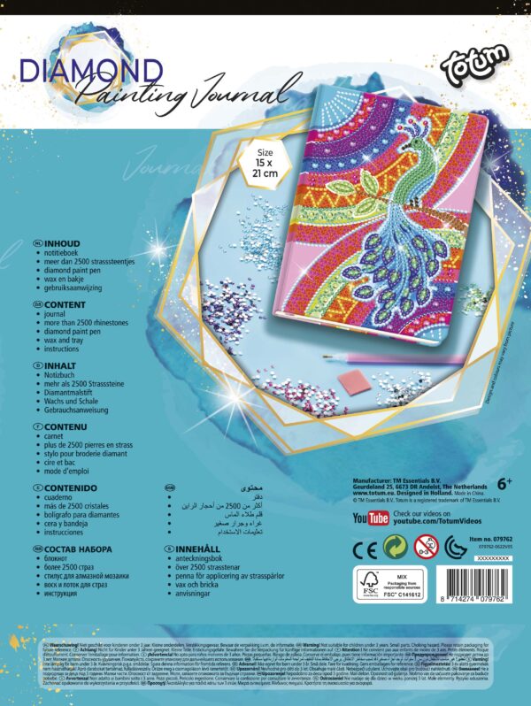 Diamond Paint Notebook Peacock - Image 10